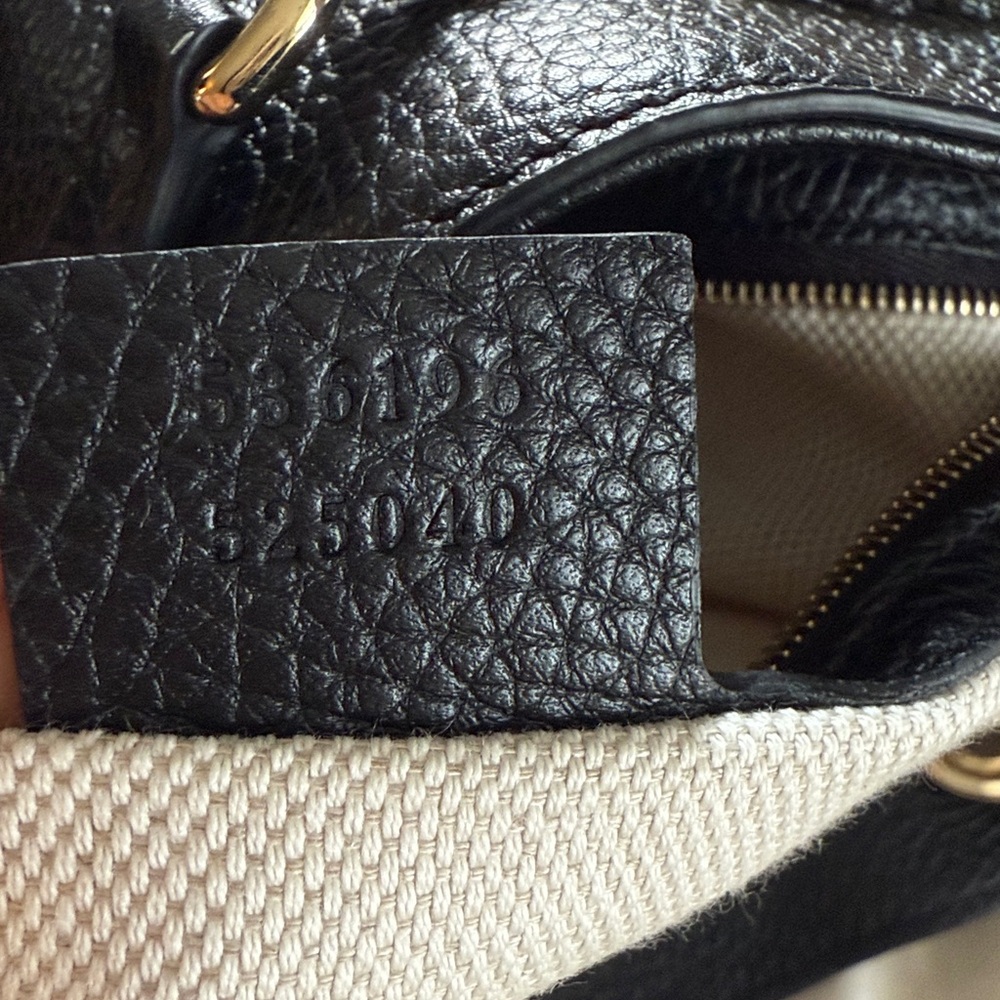 Gucci Black Leather Chain Shoulder Bag - Picture 5 of 7